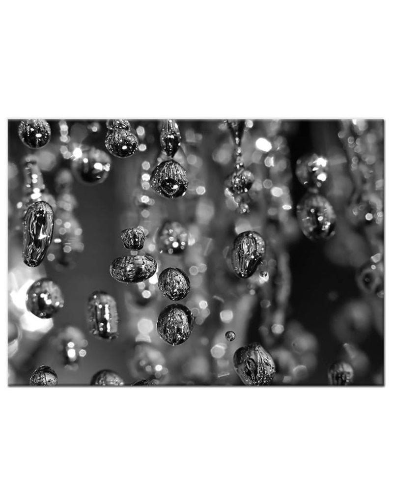 Foto schilderij zwart wit regen my little gallery
