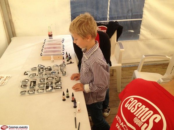 Glitter Tattoo Stand Cosmos Events