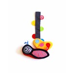 Pacifier holder grey + toy Pacifier holder grey + toy