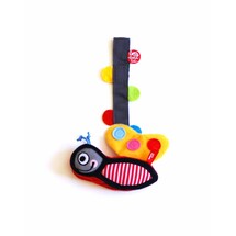 Pacifier holder grey + toy Pacifier holder grey + toy