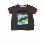Grey jar T-shirt with Plane Grey jar T-shirt with Plane