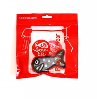 Toys to play with and then stick them on your clothes