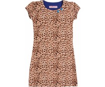 Jurk 'Basic' met korte mouw Panter Jurk 'Basic' met korte mouw Panter