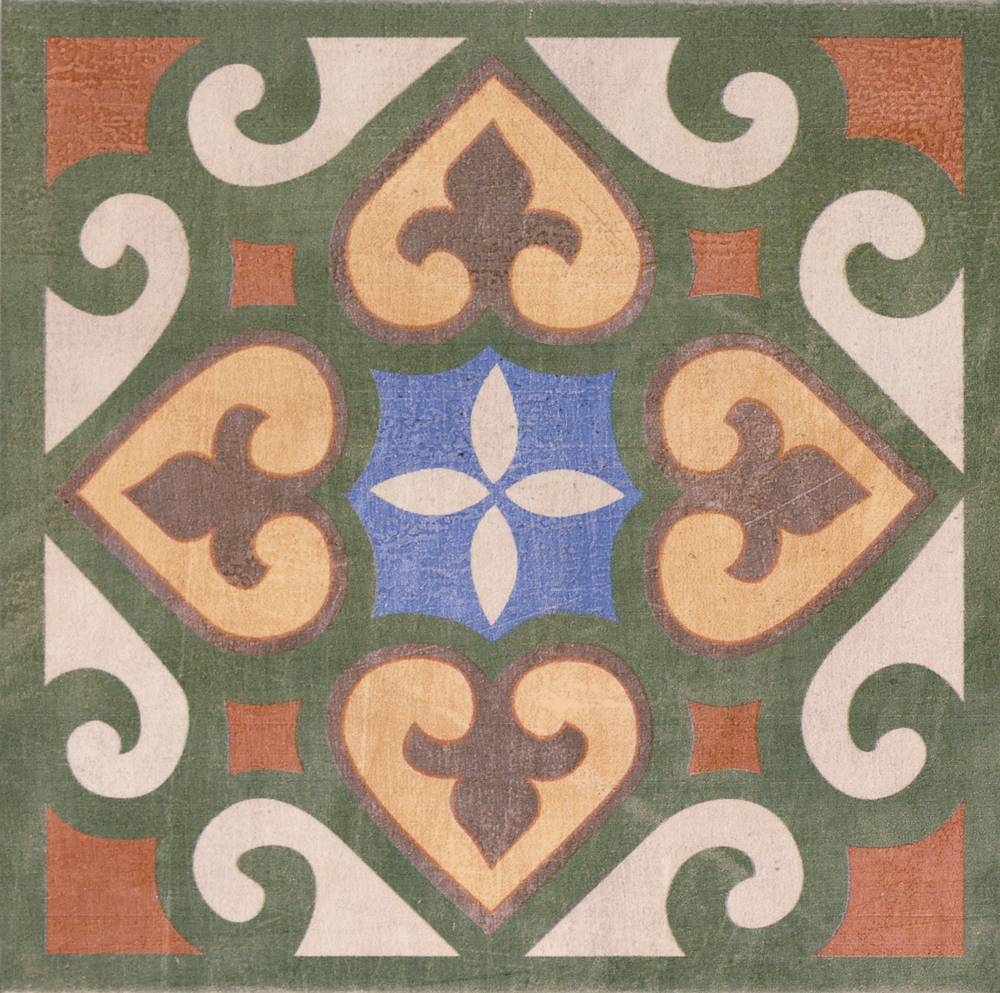 Cementine decor bastide mix 20 x 20 cm! nu alle tegels met 50 ...