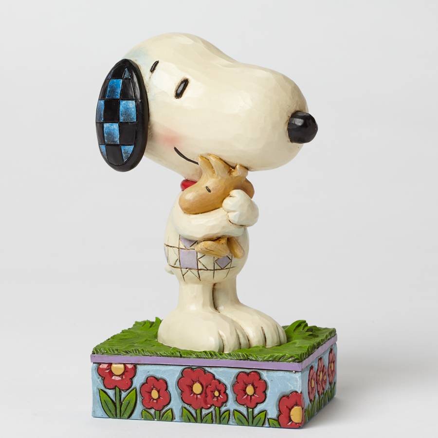 Peanuts (Jim Shore) Snoopy and Woodstock hugging Friends 2 Hold On