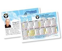 Kalender im Spielkartenformat Kalender im Spielkartenformat