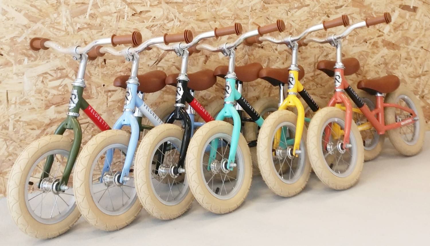 Hippe retro loopfietsjes van Veloretti