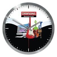Metalen wandklokken bedrukken met logo