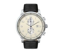 Chronograaf horloge met logo Chronograaf horloge met logo
