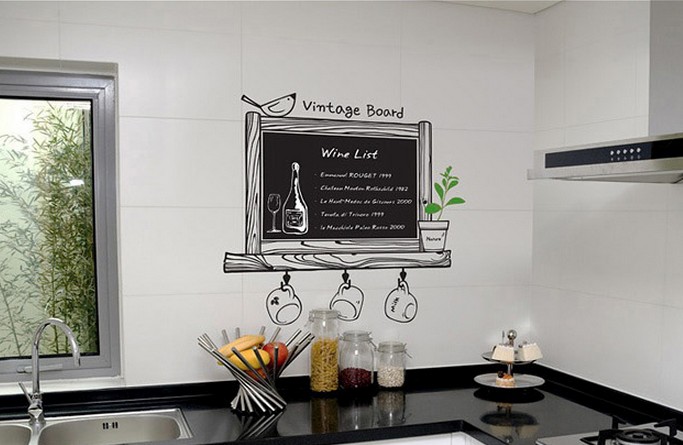Krijtbordsticker vintage keuken versierendoejezo! webwinkel ...