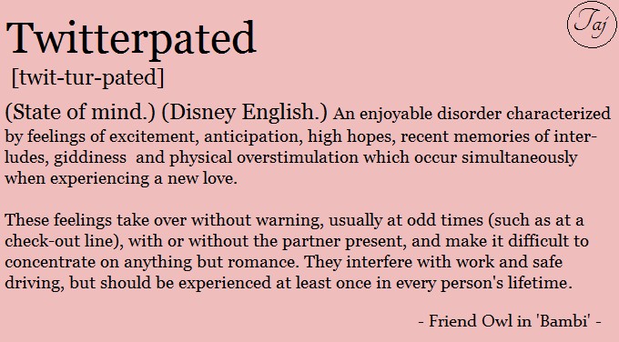 TWITTERPATED