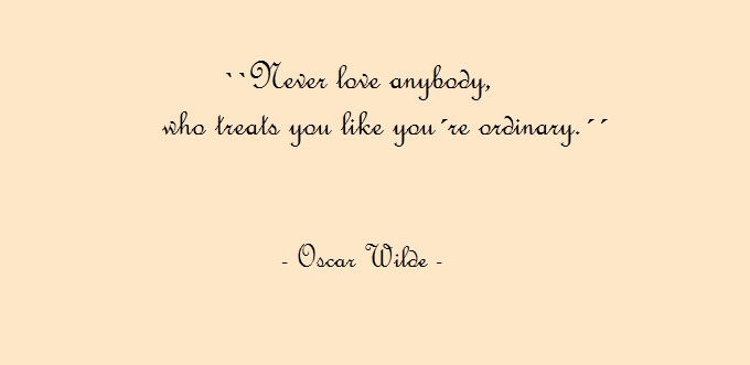 OSCAR WILDE