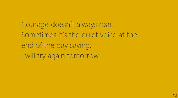 SILENT COURAGE