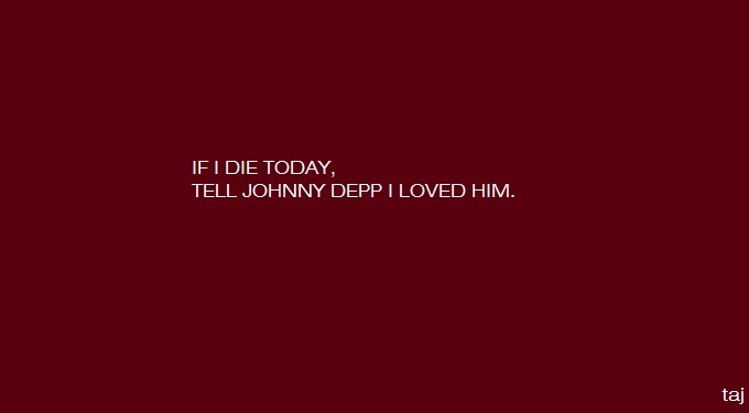 JOHNNY DEPP