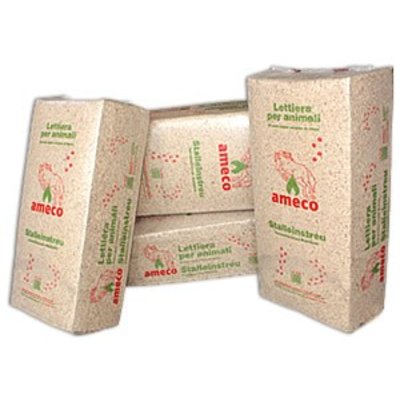 Ameco - absolut staubfreie Pferdeeinstreu aus Holzgranulat