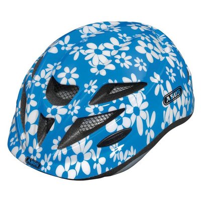 Abus fietshelm 'Hubble' - Blue flower - S (46-52 cm)