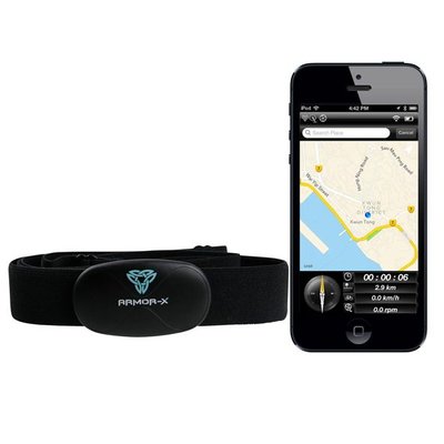 Armor-x bluetooth hartslagmeter - 1 bat.