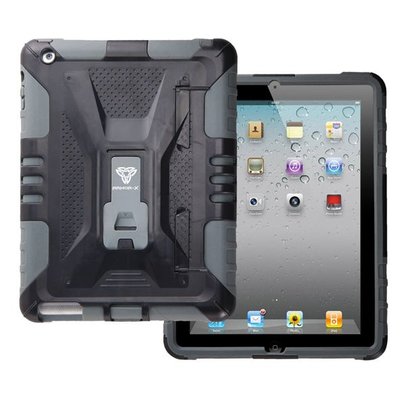 Armor-x case-x Hardcase hoes - iPad - Zwart/grijs