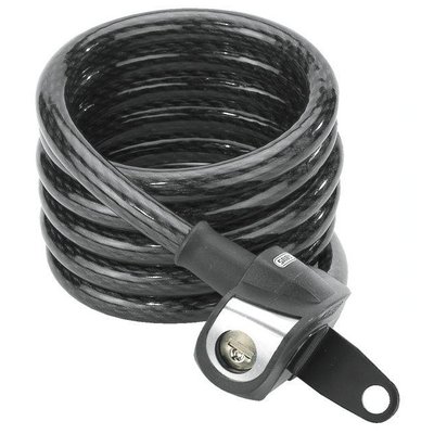Abus spiraalkabelslot 'Booster' 670/180LL+URB - Black