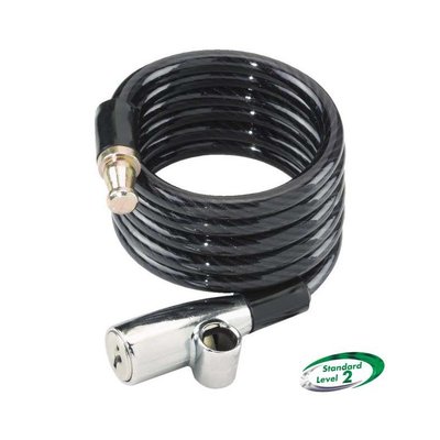 Abus spiraalkabelslot 1950/120 - Zwart