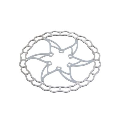Elvedes Schijfrem 'One piece' 160mm - Wit