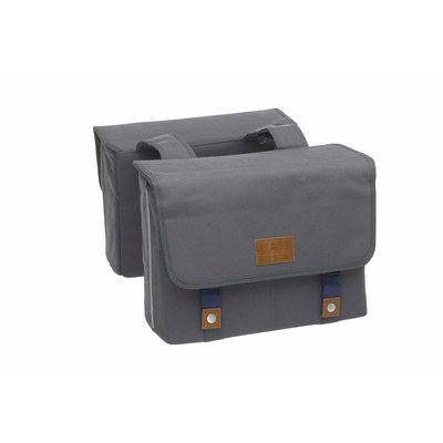 New Looxs dubbele fietstas Mondi Double - Grey