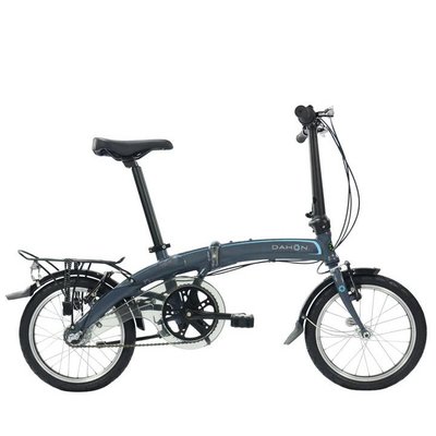 Dahon Curve i3 16" vouwfiets 3 speed - Smoke (Mat grijs)