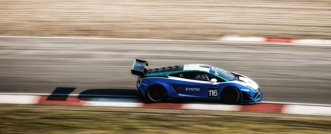 Lamborghini testen op Zandvoort