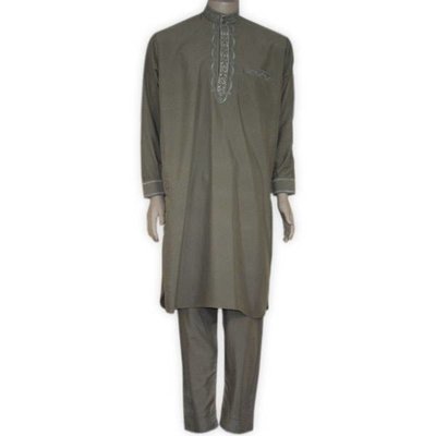 Salwar Kameez Herren - Graubraun
