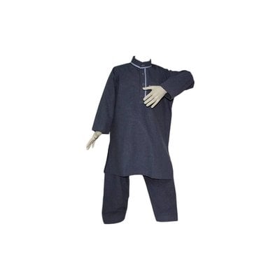 Children salwar kameez in dark blue for boys
