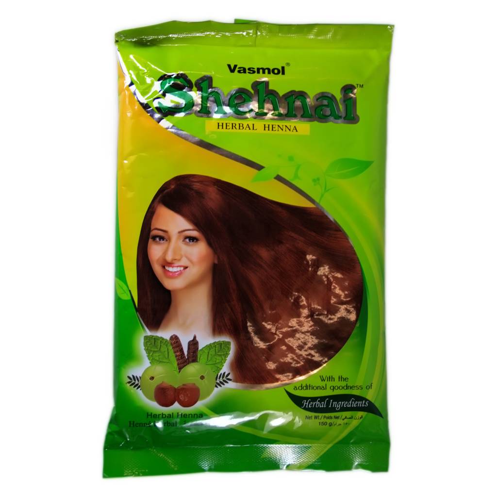 Home Herbal Hair Colour With Henna And Herbs Vasmol Shenai 150g