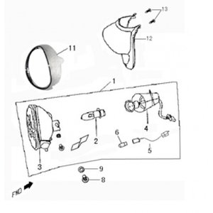 Koppeling 4 takt scooter flash