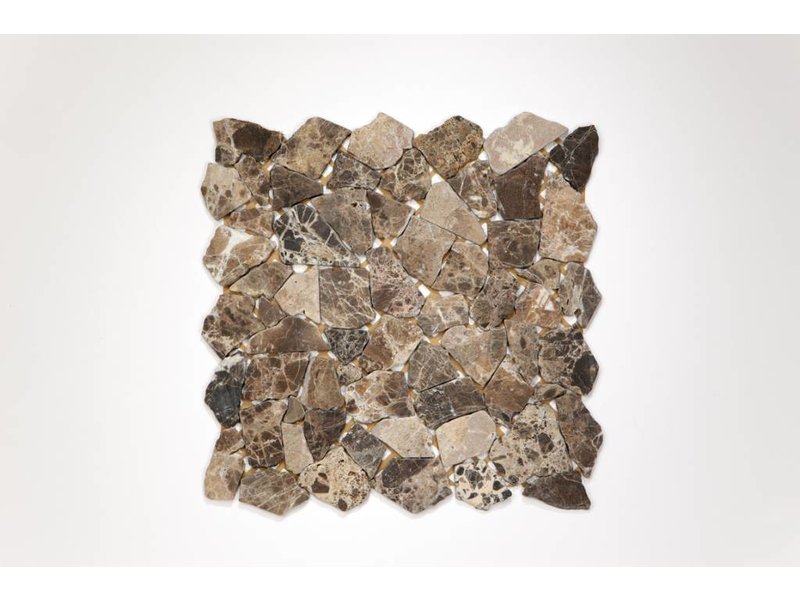 Naturstein Bruchmosaik Castanao X Cm Mosaic Outlet