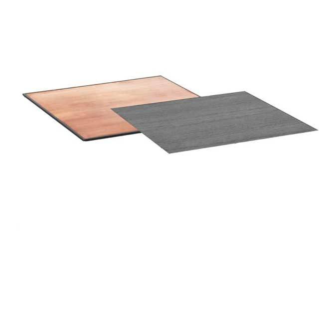 By lassen los tafelblad twin table koper zwart nordic blends