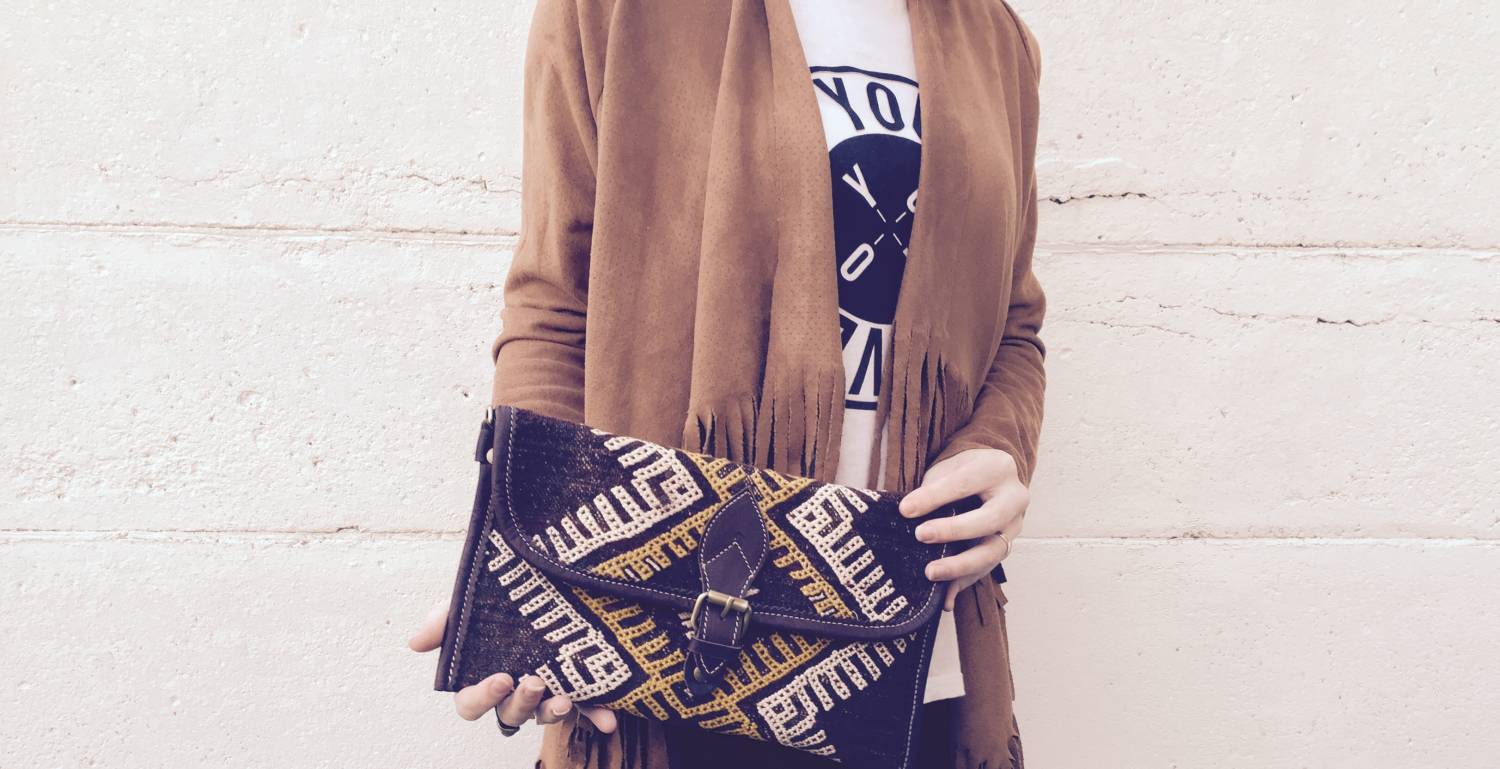Your perfect festival accessory - New Indy kelim clutches!