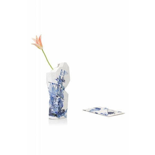 Couverture de vase en papier Delfts blue Couverture de vase en papier Delfts blue
