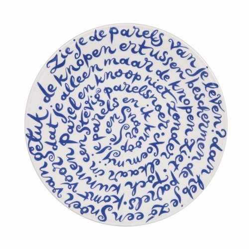 Royal Delft diskus bord "Geluk" Royal Delft diskus bord "Geluk"