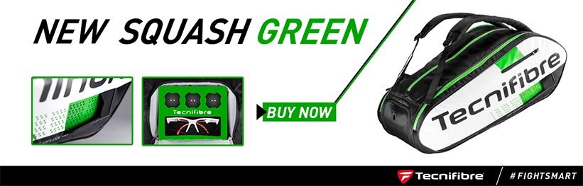 Tecnifibre Squash Green Squashtassen