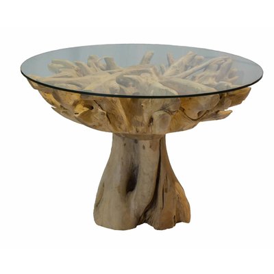 Wurzel Glastisch Unikat (120cm)