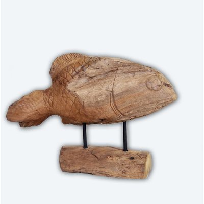 Fisch aus Teakholz