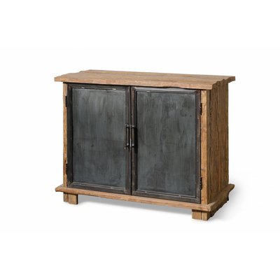 Teak Sideboard Flintstone mit Metall - 120cm