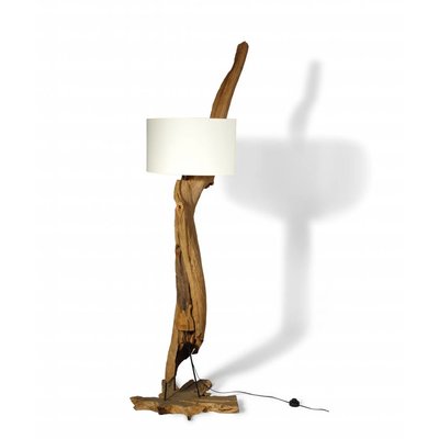 Teak Lampe Lengkung