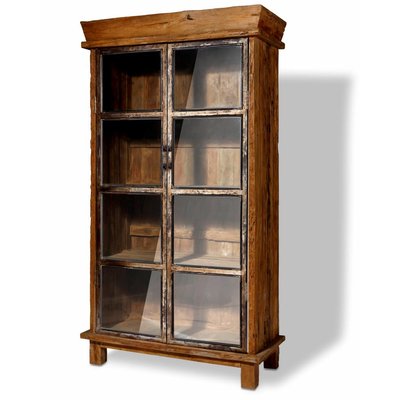 Teak Vitrinenschrank Flintstone