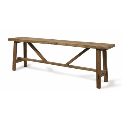 Teak Schule Beistelltisch (240x45)