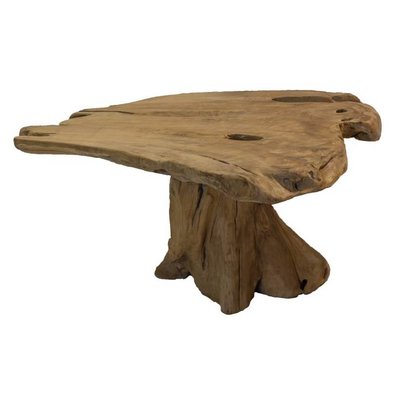 Wurzel-Teak Beistelltisch