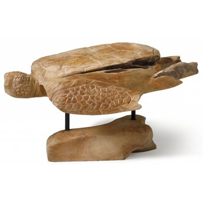 Schildkröte aus Teakholz