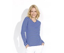 Bretonse streepshirt dames V-hals Bretonse streepshirt dames V-hals