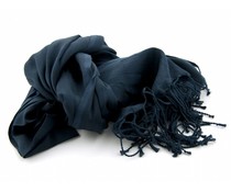 Pashmina sjaal - Donkerblauw Pashmina sjaal - Donkerblauw