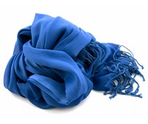 Pashmina sjaal - Blauw Pashmina sjaal - Blauw