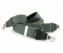 Bretels elastiek 35mm Grijs met Zwarte stippen Bretels elastiek 35mm Grijs met Zwarte stippen